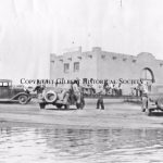 18 - Train Depot during flood 1930s